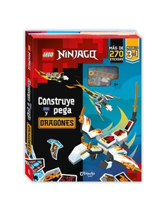 CONSTRUYE Y PEGA DRAGONES. NINJAGO