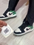 AIR JORDAN GREEN IN BLACK