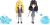 PACK FIGURA X2 HARRY POTTER - LUNA LOVEGOOD Y CHO CHANG 7 CM (6063831) - comprar online