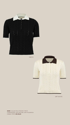 Blusa Polo Tricot na internet