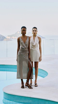 Vestido Degagê Paetê - comprar online