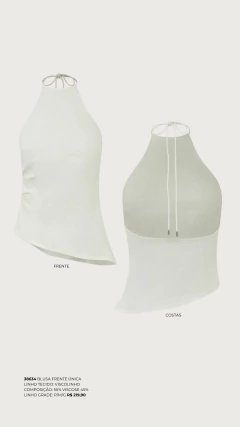 Blusa Frente Única Linho - comprar online