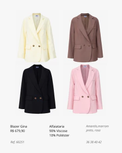 Blazer Gina na internet