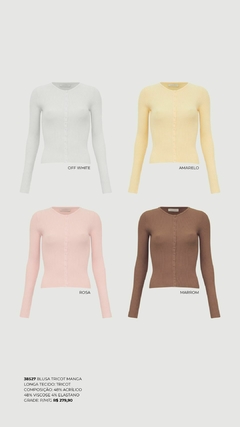 BLUSA TRICOT MANGA LONGA