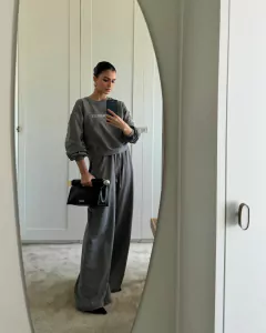 Calça Pantalona Moletom