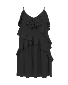 Vestido Curto Babados Chiffon - Dress2shine