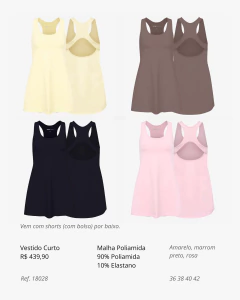 Vestido Curto na internet