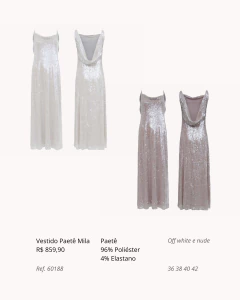 Vestido Paetê Mila - Dress2shine