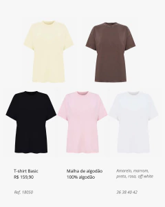 T-shirt Basic - Dress2shine