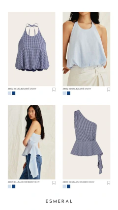 Blusa Um Ombro Vichy na internet