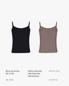 Blusa De Alcinha na internet