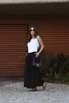 Blusa Alça Fina com Amarração nas Costas