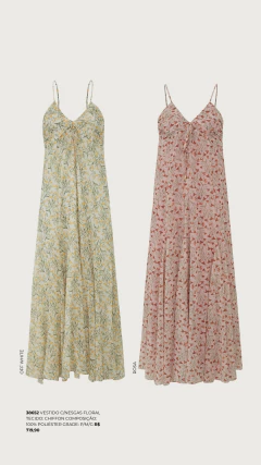 Vestido Com Nesgas Floral - Dress2shine