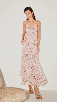 Vestido Com Nesgas Floral - comprar online