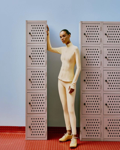 Calça Legging Com Cós