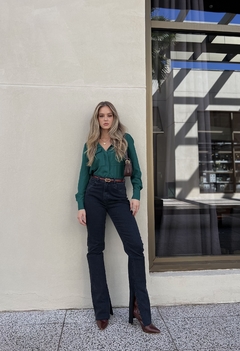 Calça Jeans Black Com Fendas na internet