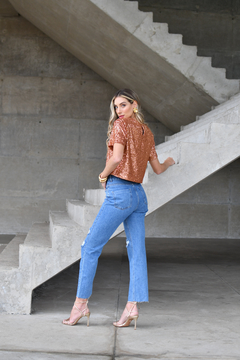 Cropped Paetê