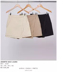 Shorts Saia Laura na internet