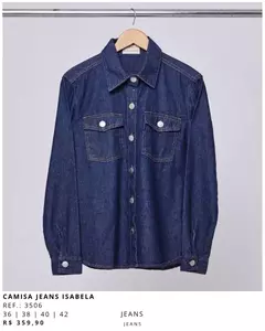 Camisa Jeans Isabela na internet