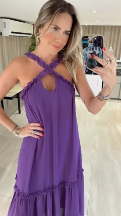 Vestido Dot Chiffon - Dress2shine