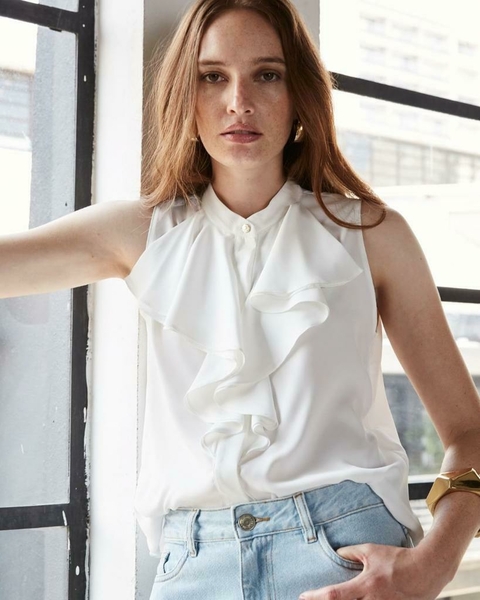 Blusa Isla Babado - comprar online
