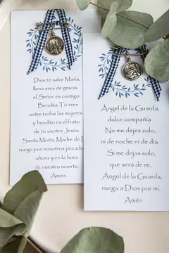 ALFILER con medalla alpaca celeste