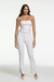 Pantalón Kate Front Split White - comprar online