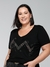 Camiseta Sintonia em strass