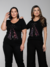T-Shirt Santa Strass - Divina Garota