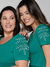 T-shirt Folhas Cristal Bordada Manual na internet