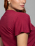 Blusa Manga Sino Bordô - Divina Garota