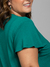 Blusa Manga Sino Verde - Divina Garota