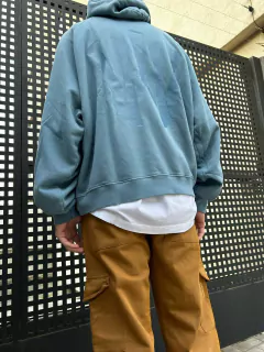 Hoodie Harvey Big logo aqua - MELVILLE