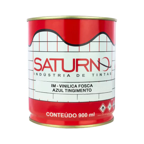 Vinílica Fosca Azul Tingimento Saturno 900Ml