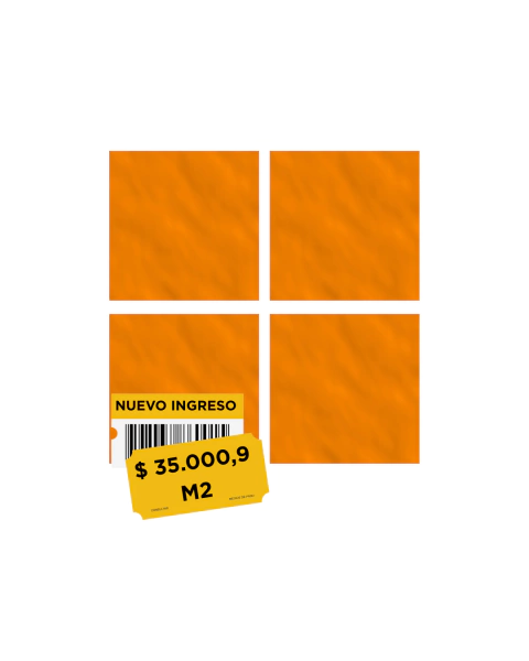 Revestimiento 20x20 Wave Naranja $35.000,90 m2 - comprar online
