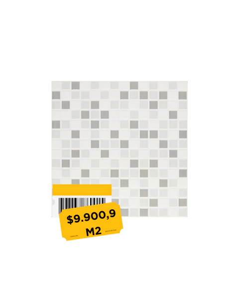 Cerámico Scop Aqua Mix Plata 1° 1.96m2 $9.900,9 m2 - comprar online