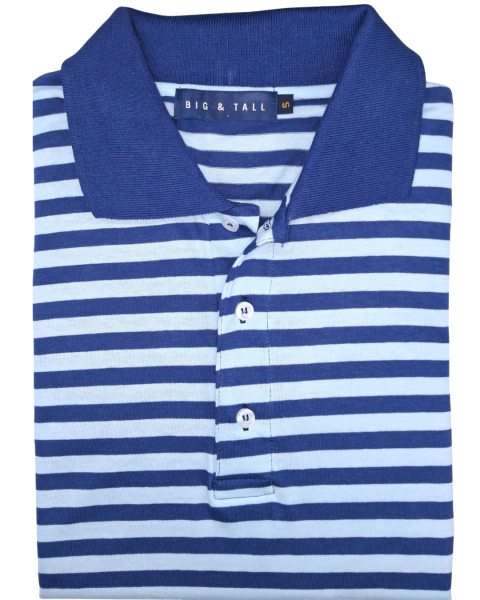 CHOMBA MANGA CORTA JERSEY RAYADO DISEÑO JR64