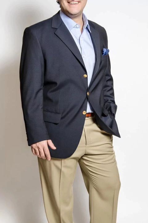 SACO DERECHO 3 BOTONES ALPACA S100