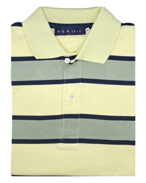 CHOMBA MANGA CORTA JERSEY RAYADO DISEÑO JR50