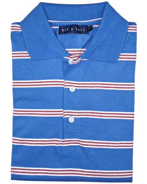 CHOMBA MANGA CORTA JERSEY RAYADO DISEÑO JR66