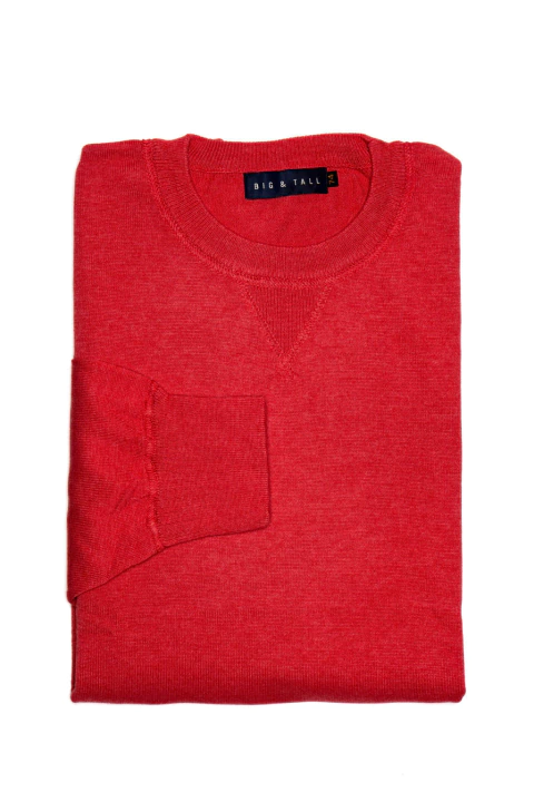 SWEATER HILO ALGODÓN ESCOTE REDONDO COSTURAS BORDADAS