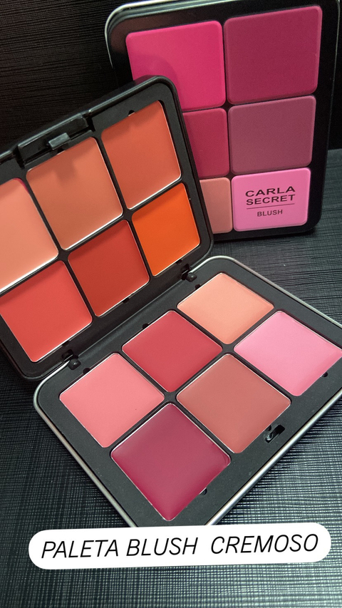 PALETA DE BLUSH CREMOSO - CARLA SECRET - comprar online
