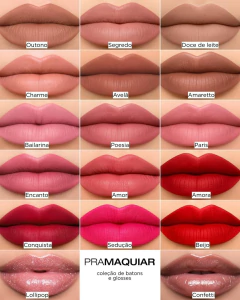 BATOM LIQUIDO MATTE HIDRATANTE 4ML PRAMAQUIAR