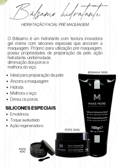 BÁLSAMO HIDRATANTE FACIAL 100 GR - MAKE MORE na internet