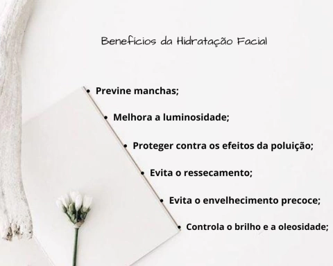 DICAS DE HIDRATAÇÃO FACIAL
