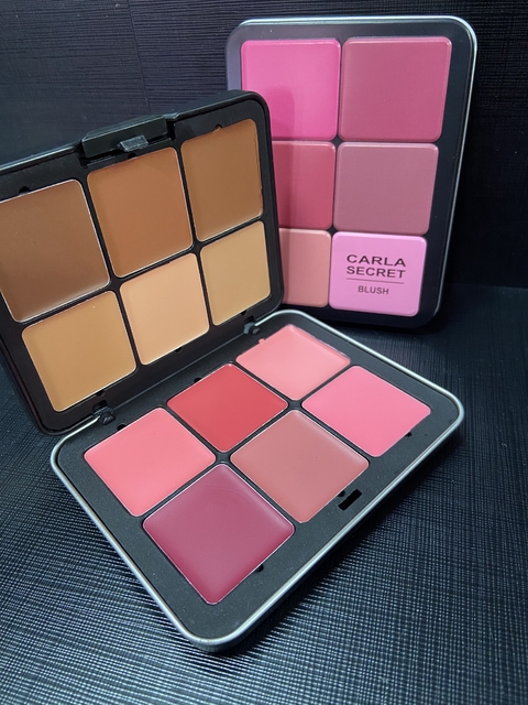PALETA DE CONTORNO E BLUSH CREMOSO - CARLA SECRET - comprar online