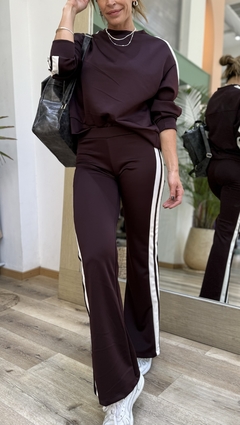 JOGGER GENOVA OXFORD - Tinta Morena