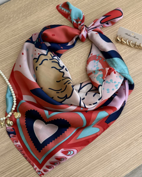 PAÑUELO CEREZA - comprar online