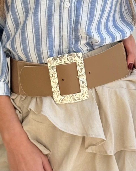 CINTO BEIGE - comprar online
