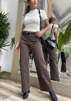 PANTALON MARIN ELASTIZADO